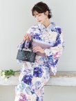 画像12: 【Riuコラボ】【予約/5月中旬発送予定】ブルーアイボリーピオニー浴衣 OBI-siwa-200-kj-11-Rose / HIMO-906-yn-PEARL / HEKO-800-sb-5-WH / YA-1001-kj-BL  / YA-1023-wk-P / GETA-01-kj-3-IV [YMT] (12)