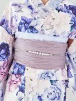 画像14: 【Riuコラボ】【予約/5月中旬発送予定】ブルーアイボリーピオニー浴衣 OBI-siwa-200-kj-11-Rose / HIMO-906-yn-PEARL / HEKO-800-sb-5-WH / YA-1001-kj-BL  / YA-1023-wk-P / GETA-01-kj-3-IV [YMT] (14)