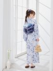 画像8: 【予約 / 5月中旬発送予定】ワンピース水彩椿柄浴衣 OBI-g-500-kj-9-NV / HIMO-900-yn-2-DusBL / HEKO-800-sb-8-DusBL / YA-73-kn-GY / GETA-01-kj-2-BL/ [y/OF01] (8)