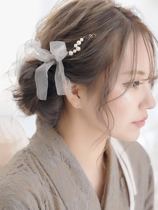 画像6: 【即日発送】【浴衣セール！】【浴衣】ベージュ×フラワーレース浴衣【浴衣３点セット浴衣/帯/下駄】[YMT] (6)