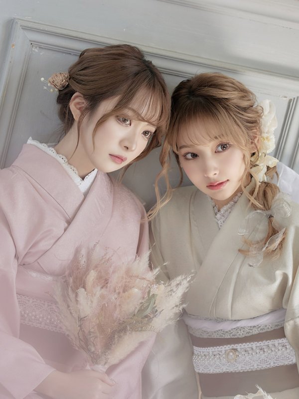 画像13: 【即日発送】【浴衣】ピンク無地浴衣【浴衣３点セット浴衣/帯/下駄】[YMT] (13)