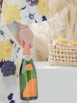 画像11: 【浴衣】イエローとブルーのニュアンス花柄浴衣  【浴衣３点セット 浴衣/帯/下駄】19obi-37 / Yhimo-GY×GY / A953kn-W / YCA68kn-W / Yheko-W / CG-15-IV【YMT】 (11)