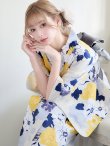 画像13: 【即日発送】【浴衣】イエローとブルーのニュアンス花柄浴衣【YMT】 (13)