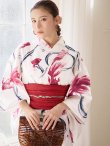 画像14: 即日発送! 白地×流線金魚浴衣 OBI-siwa-202-ok-10-R / HIMO-900-yn-1-B / YA-1081-kj-P / HEKO-800-sb-5-W / GETA-02-ok-7-R[YMT] (14)