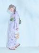 画像3: 【即日発送】くすみパープル藤の花浴衣 siwa-g206kj / Yhimo-IV / Yheko-WH / YC-A90-4wk-MauvePL / YG01Pkj/ [OF03] (3)