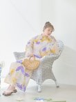 画像15: 【即日発送】鮮やか×大柄フラワー浴衣  【浴衣３点セット 浴衣/帯/下駄】[YMT] (15)