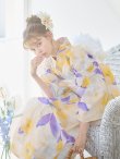 画像16: 【即日発送】鮮やか×大柄フラワー浴衣  【浴衣３点セット 浴衣/帯/下駄】[YMT] (16)