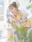 画像20: 【即日発送】鮮やか×大柄フラワー浴衣  【浴衣３点セット 浴衣/帯/下駄】[YMT] (20)