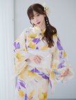 画像5: 【即日発送】鮮やか×大柄フラワー浴衣  【浴衣３点セット 浴衣/帯/下駄】[YMT] (5)