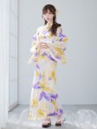 画像7: 【即日発送】鮮やか×大柄フラワー浴衣  【浴衣３点セット 浴衣/帯/下駄】[YMT] (7)