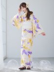 画像8: 【即日発送】鮮やか×大柄フラワー浴衣  【浴衣３点セット 浴衣/帯/下駄】[YMT] (8)