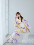 画像9: 【即日発送】鮮やか×大柄フラワー浴衣  【浴衣３点セット 浴衣/帯/下駄】[YMT] (9)