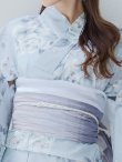 画像15: 【即日発送！】クラシカルローズブルー浴衣  【浴衣３点セット 浴衣/帯/下駄】[YMT] (15)