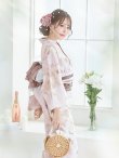 画像9: 【即日発送】ピンクベージュ×ホワイトローズ浴衣  【浴衣３点セット 浴衣/帯/下駄】[YMT] (9)