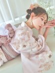 画像11: 【即日発送】ピンクベージュ×ホワイトローズ浴衣  【浴衣３点セット 浴衣/帯/下駄】[YMT] (11)