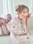 画像12: 【即日発送】ピンクベージュ×ホワイトローズ浴衣  【浴衣３点セット 浴衣/帯/下駄】[YMT] (12)
