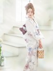 画像14: 【即日発送】ホワイト×アイシーフラワー浴衣 OBI-siwa-202-ok-17-BR / HIMO-900-yn-4-GYxGY / HEKO-800-sb-5-W / YA-68-kn-PL / YA-68-kn-P / GETA-02-ok-8-RoseP / [YMT] (14)