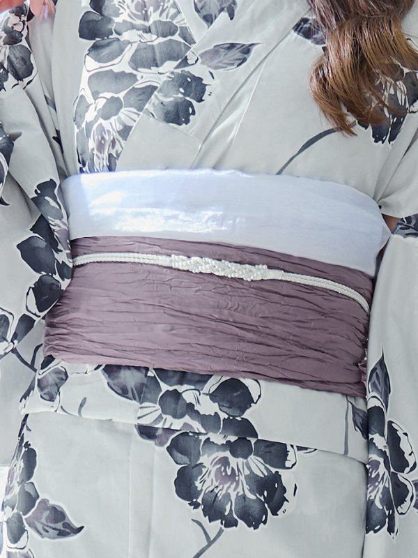 画像14: 【即日発送】古典ロマン牡丹浴衣  【浴衣３点セット 浴衣/帯/下駄】[YMT] (14)