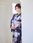 画像19: 【即日発送】クラシカルフラワーブーケ浴衣  【浴衣３点セット 浴衣/帯/下駄】[OF04] (19)