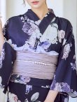 画像21: 【即日発送】クラシカルフラワーブーケ浴衣  【浴衣３点セット 浴衣/帯/下駄】[OF04] (21)