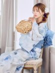 画像15: 【即日発送】蒼華に咲く牡丹浴衣  【浴衣３点セット 浴衣/帯/下駄】[YMT] (15)