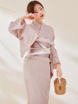 画像3: 【即日発送】【浴衣】ピンク無地浴衣 【浴衣３点セット 浴衣/帯/下駄】[YMT] (3)