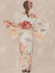 画像14: 【即日発送】アプリコットピンク牡丹浴衣  【浴衣３点セット 浴衣/帯/下駄】[OF04/HC03] (14)