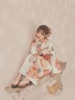 画像5: 【即日発送】アプリコットピンク牡丹浴衣  【浴衣３点セット 浴衣/帯/下駄】[OF04/HC03] (5)
