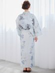 画像17: 【即日発送】 ホワイト×アイシーフラワー浴衣  【浴衣３点セット 浴衣/帯/下駄】OBI-siwa-202-ok-8-GY / HIMO-900-yn-4-GYxGY / HEKO-800-sb-5-W / YA-1023-wk-IV / GETA-02-ok-4-MOC/ [/YMT] (17)