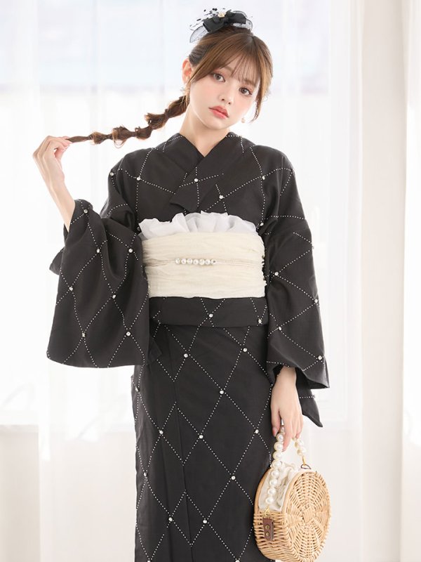モデル：吉木千沙都（ちぃぽぽ）身長：158cm　着用サイズ：Fサイズ