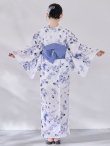 画像18: 【即日発送】水墨ニュアンスフラワー浴衣  【浴衣３点セット 浴衣/帯/下駄】[OF04/HC03] (18)