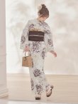 画像3: 送料無料！エクリュアンティークローズ浴衣【浴衣３点セット 浴衣/帯/下駄】[OF04]【予約 / 4月上旬発送予定】 (3)