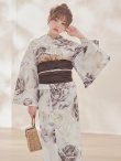 画像9: 送料無料！エクリュアンティークローズ浴衣【浴衣３点セット 浴衣/帯/下駄】[OF04]【予約 / 4月上旬発送予定】 (9)