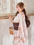 画像5: 【即日発送】送料無料！ソフトピンクブロッサム浴衣【浴衣３点セット 浴衣/帯/下駄】[OF04] (5)