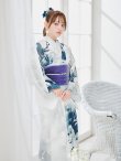 画像11: 【予約 / 5月中旬発送予定】セパレートグラデーションブルーグリーン浴衣 OBI-g-500-kj-9-NV / HIMO-900-yn-4-GYxGY / HEKO-800-sb-5-W / YA-73-kn-BLGR / GETA-01-kj-3-IV/ [y/OF01] (11)