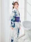 画像12: 【予約 / 5月中旬発送予定】セパレートグラデーションブルーグリーン浴衣 OBI-g-500-kj-9-NV / HIMO-900-yn-4-GYxGY / HEKO-800-sb-5-W / YA-73-kn-BLGR / GETA-01-kj-3-IV/ [y/OF01] (12)