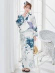 画像13: 【予約 / 5月中旬発送予定】セパレートグラデーションブルーグリーン浴衣 OBI-g-500-kj-9-NV / HIMO-900-yn-4-GYxGY / HEKO-800-sb-5-W / YA-73-kn-BLGR / GETA-01-kj-3-IV/ [y/OF01] (13)