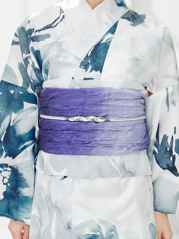 画像21: 【即日発送】セパレートグラデーションブルーグリーン浴衣  【浴衣4点セット 浴衣/帯/下駄】[YMT] (21)
