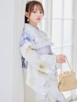 画像10: 【予約 / 7月上旬発送予定】セパレートシャーベットフラワー牡丹浴衣 OBI-g-500-kj-8-GY / HIMO-900-yn-3-GYxGD / HEKO-800-sb-5-W / YA-1016-kj-GY / GETA-01-kj-3-IV / [/OF01] (10)
