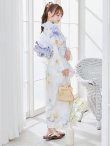 画像12: 【予約 / 7月上旬発送予定】セパレートシャーベットフラワー牡丹浴衣 OBI-g-500-kj-8-GY / HIMO-900-yn-3-GYxGD / HEKO-800-sb-5-W / YA-1016-kj-GY / GETA-01-kj-3-IV / [/OF01] (12)