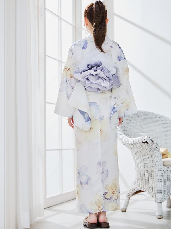 画像20: 【即日発送】セパレートシャーベットフラワー牡丹浴衣  【浴衣4点セット 浴衣/帯/下駄】[YMT] (20)