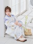 画像7: 【予約 / 7月上旬発送予定】セパレートシャーベットフラワー牡丹浴衣 OBI-g-500-kj-8-GY / HIMO-900-yn-3-GYxGD / HEKO-800-sb-5-W / YA-1016-kj-GY / GETA-01-kj-3-IV / [/OF01] (7)