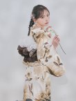 画像8: 【即日発送】送料無料！1人で簡単に着られる！ワンピース / セパレート浴衣セット　ホワイトエレガントフラワー浴衣【浴衣4点セット 浴衣/帯/下駄】[OF04] (8)
