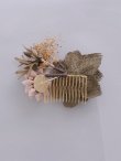 画像4: 【浴衣小物】小花とクリアフラワーコサージュ【1カラー】 (4)