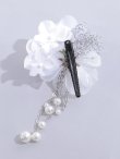 コサージュ ホワイト