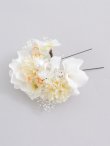 画像2: 【浴衣小物】ドライフラワーと小花のコサージュ【1カラー】 (2)