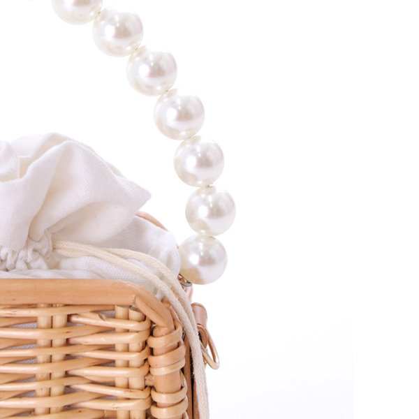 画像5: 【即日発送】パールスクエアカゴバッグ【YMT】 (5)