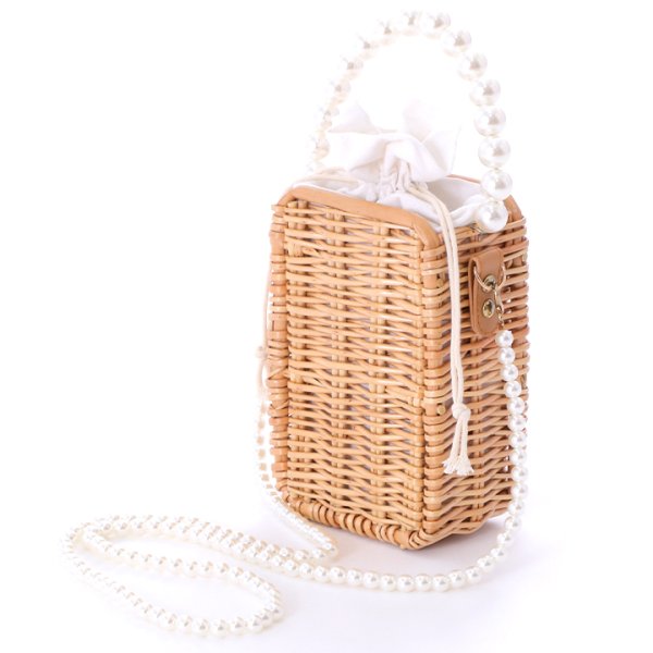 画像7: 【即日発送】パールスクエアカゴバッグ【YMT】 (7)