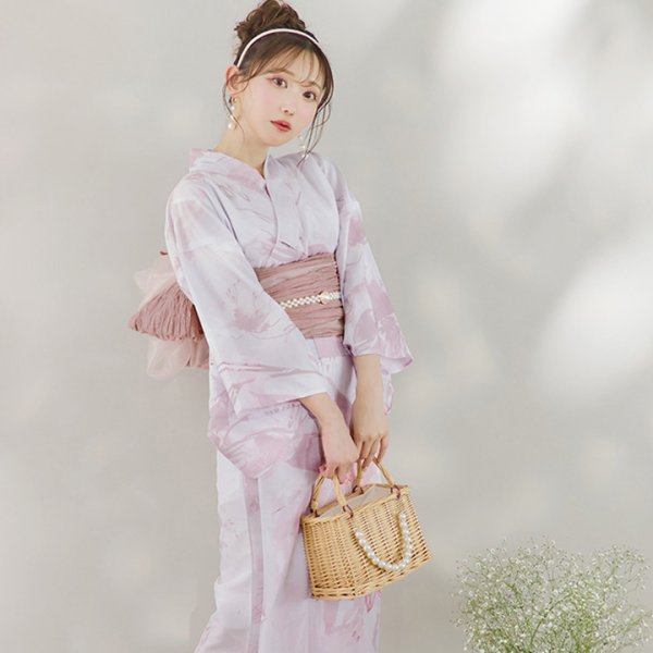 画像5: パール付きラタン編み台形カゴバッグ[YMT] (5)