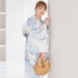 画像3: 木製ハンドル付き竹編み半円カゴバッグ[HC02] (3)